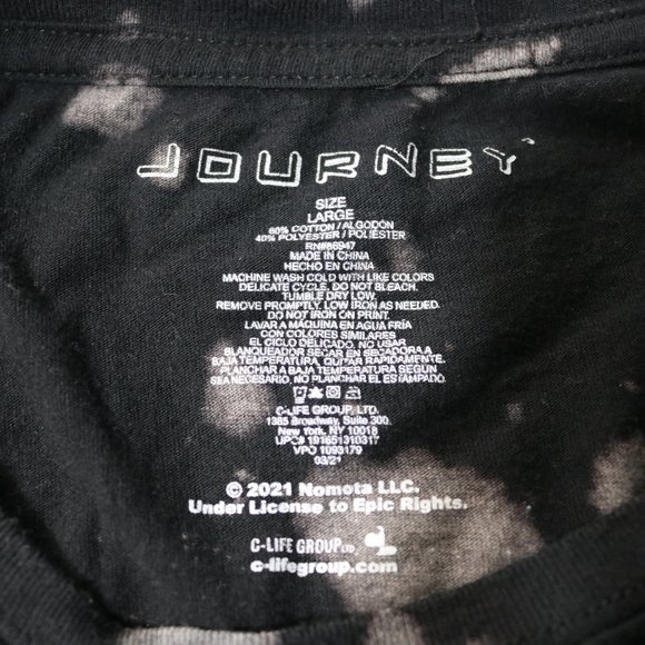 JOURNEY INFINITY BAND SHIRT SIZE LARGE ROCK MUSIC - Picture 4 of 4
